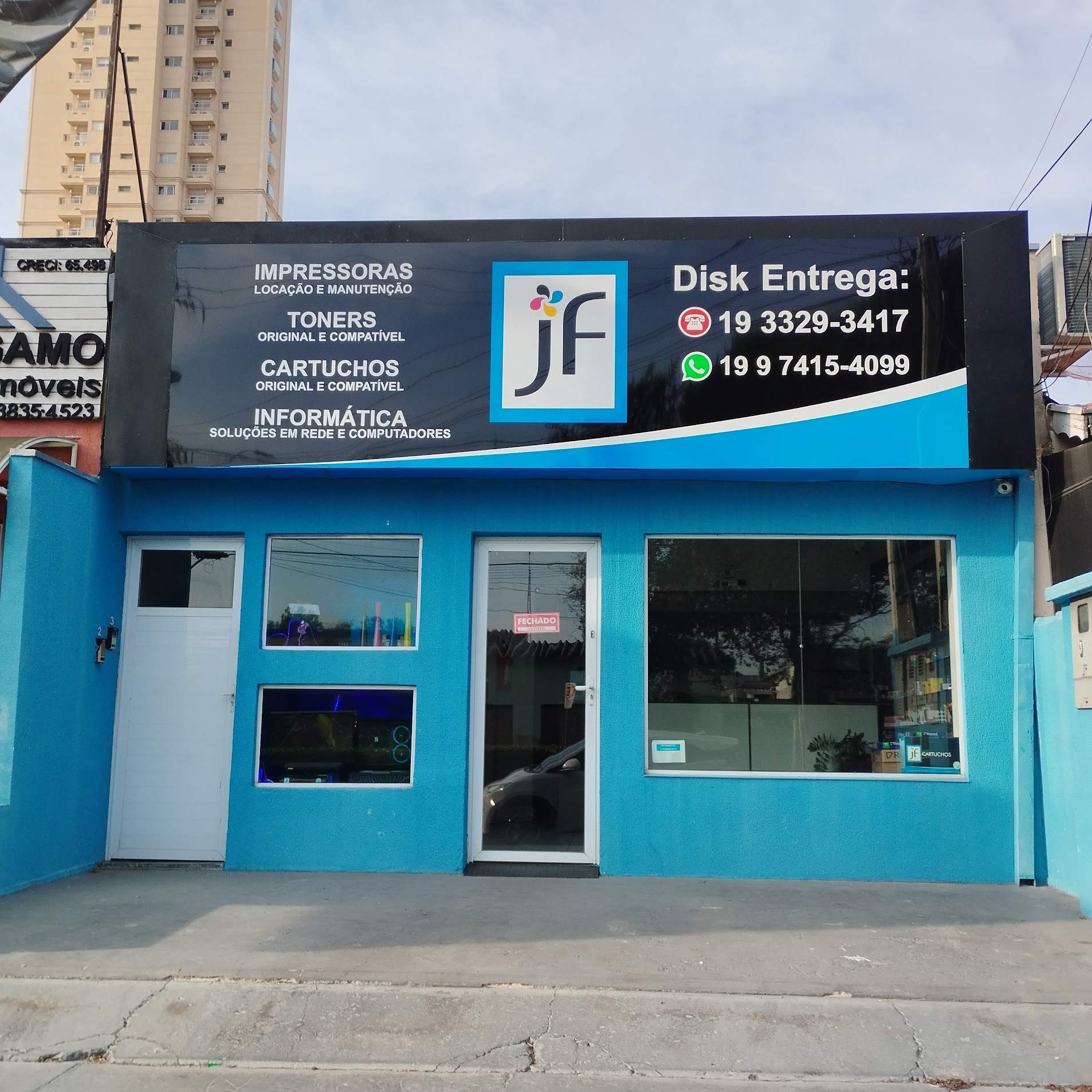 Corte a Laser Fachadas acrilico JF Cartuchos